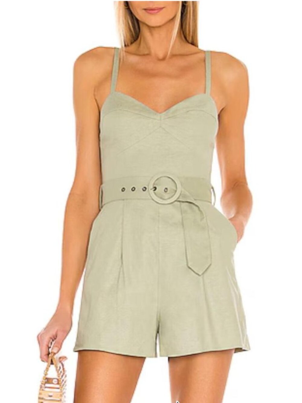 House of Harlow 1960 Belted Romper Size Medium